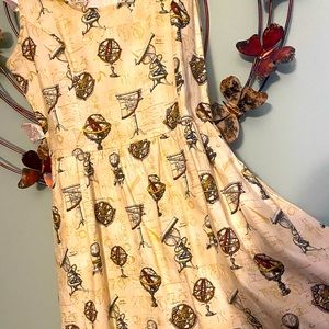 Retrolicious antique earth science dress